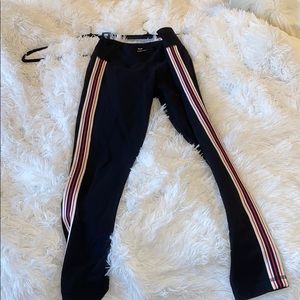 Aritzia striped side TNA leggings